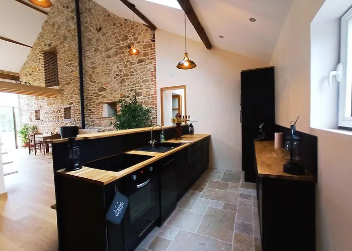 Casa de Férias La Grange De Marie à St Angel - Magnifique Grange Rénovée En Loft Pour 1 à 6 Pers *